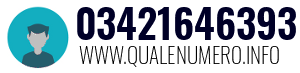 Numero di telefono 03421646393 03421646393