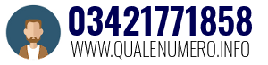 Numero di telefono 03421771858 03421771858