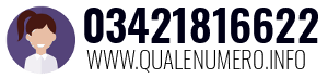 Numero di telefono 03421816622 03421816622