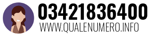 Numero di telefono 03421836400 03421836400