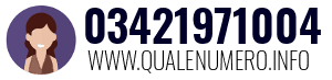 Numero di telefono 03421971004 03421971004