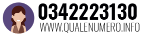 Numero di telefono 0342223130 0342223130