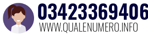 Numero di telefono 03423369406 03423369406
