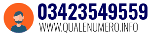 Numero di telefono 03423549559 03423549559