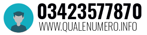 Numero di telefono 03423577870 03423577870