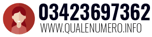 Numero di telefono 03423697362 03423697362