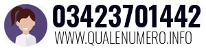 Numero di telefono 03423701442 03423701442