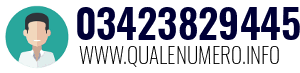 Numero di telefono 03423829445 03423829445