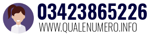 Numero di telefono 03423865226 03423865226
