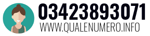 Numero di telefono 03423893071 03423893071