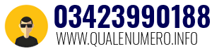 Numero di telefono 03423990188 03423990188