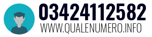 Numero di telefono 03424112582 03424112582
