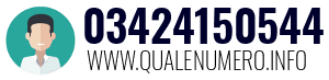 Numero di telefono 03424150544 03424150544