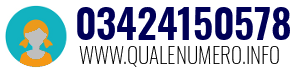 Numero di telefono 03424150578 03424150578