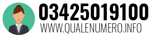 Numero di telefono 03425019100 03425019100