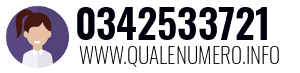 Numero di telefono 0342533721 0342533721
