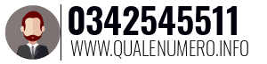 Numero di telefono 0342545511 0342545511