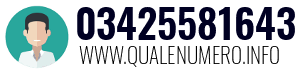 Numero di telefono 03425581643 03425581643