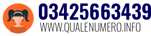 Numero di telefono 03425663439 03425663439