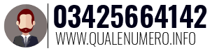 Numero di telefono 03425664142 03425664142