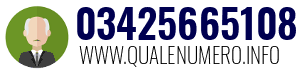 Numero di telefono 03425665108 03425665108