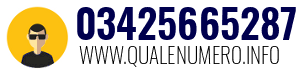 Numero di telefono 03425665287 03425665287