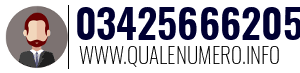 Numero di telefono 03425666205 03425666205
