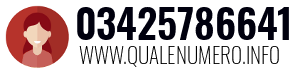 Numero di telefono 03425786641 03425786641