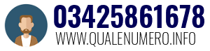 Numero di telefono 03425861678 03425861678