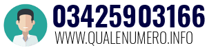 Numero di telefono 03425903166 03425903166