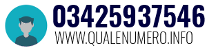Numero di telefono 03425937546 03425937546