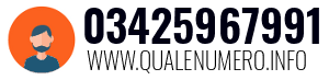 Numero di telefono 03425967991 03425967991