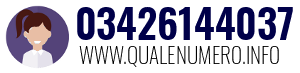 Numero di telefono 03426144037 03426144037