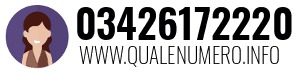 Numero di telefono 03426172220 03426172220