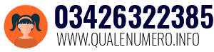 Numero di telefono 03426322385 03426322385