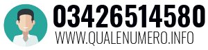 Numero di telefono 03426514580 03426514580