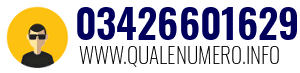 Numero di telefono 03426601629 03426601629