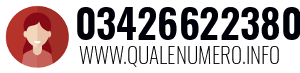 Numero di telefono 03426622380 03426622380