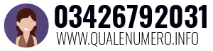 Numero di telefono 03426792031 03426792031