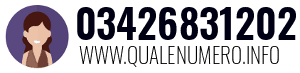 Numero di telefono 03426831202 03426831202