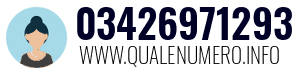 Numero di telefono 03426971293 03426971293