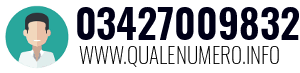 Numero di telefono 03427009832 03427009832