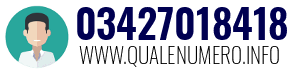 Numero di telefono 03427018418 03427018418
