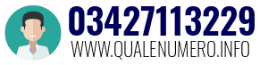 Numero di telefono 03427113229 03427113229