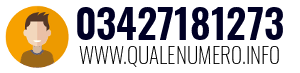 Numero di telefono 03427181273 03427181273