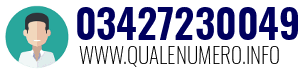 Numero di telefono 03427230049 03427230049