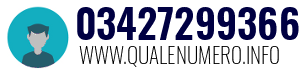 Numero di telefono 03427299366 03427299366