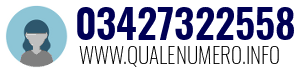 Numero di telefono 03427322558 03427322558