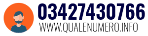 Numero di telefono 03427430766 03427430766