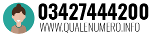 Numero di telefono 03427444200 03427444200